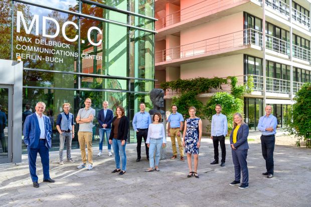 Die Teilnehmende des Roundtable auf dem Campus Berlin-Buch. (Foto: Peter Himsel für GoingPublic)