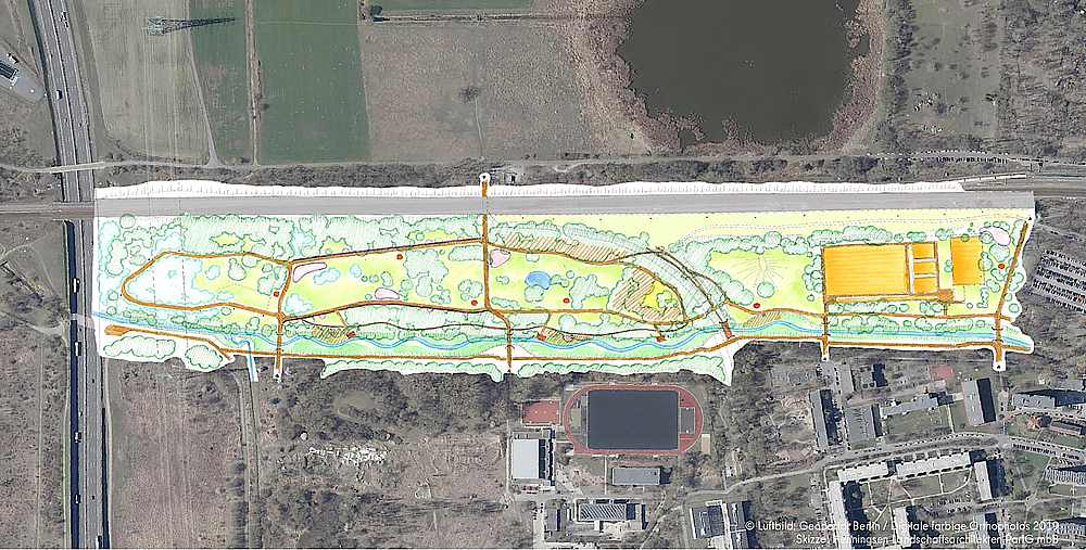 Skizze des Pankeparks (Abb.: Jens Henningsen)