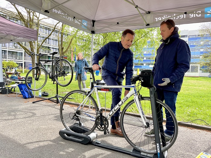 Gut gebucht: das kostenfreie Bike-Fitting für die kommende Saison (Foto: Campus Berlin-Buch)