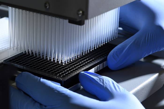 Wirkstoffscreening auf dem Campus Buch. Foto: David Ausserhofer, Max Delbrück Center