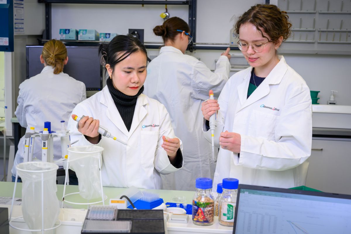 „Hands on“ im Schülerlabor: Verstehen lernen, wie Erkrankungen entstehen und wie man ihnen vorbeugt. (Foto: Peter Himsel/Campus Berlin-Buch GmbH)